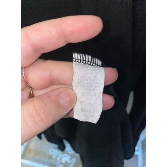 Elan Open Front Black Cardigan LightWeight Hoodie - Picture 3 of 7